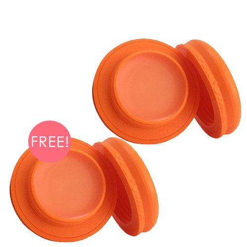 MISSI CHIC ซื้อ 1 ชิ้น ฟรี 1 ชิ้น !! Le Macaron Lip Balm #Orange 4g ลิปบาล์มกลิ่มหอมหวาน แพคเกจรูปขนมมาการอง สุดแสนน่ารัก น่าใช้ ช่วยให้ปากชุ่มชื้น เติมเต็มร่องปาก