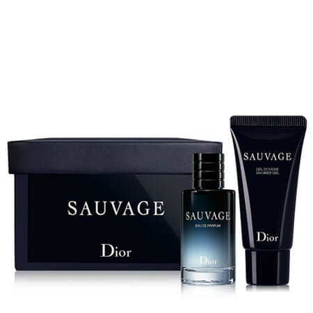 Dior Sauvage Mini Gift Set 2 Items เซ็ตน้ำหอมผู้ชายหรูหรา กลิ่นหอมคูลในแบบผู้ชาย หอมสดชื่นที่เปี่ยมไปด้วยความลึกลับน่าค้นหา