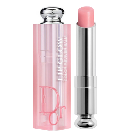 Dior Addict lip glow natural glow custom color reviving lip balm #001 Pink 3.2g ลิปบาล์มสูตรใหม่! ชุ่มชื้นยิ่งขึ้น ด้วยส่วนผสมจากธรรมชาติถึง 97%