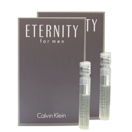 CK Calvin Klein ซื้อ 1 ชิ้น ฟรี 1 ชิ้น !! Eternity For Men EDT 1.2ml เสน่ห์ความหอมสุดคลาสสิคเฉพาะจากคอลเลกชั่นอมตะ Eternity กลิ่นหอมผ่อนคลายและน่าดึงดูดอย่างมีเสน่ห์