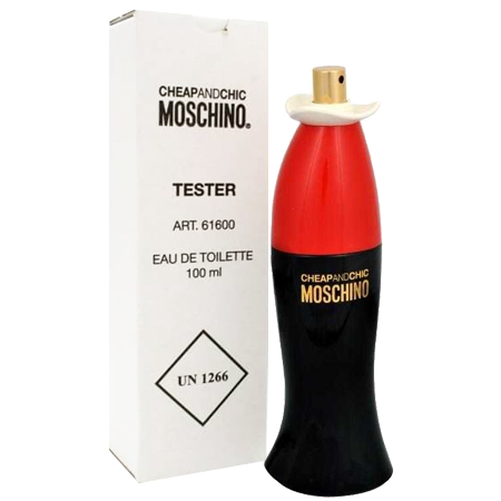 Moschino Cheap & Chic Eau De Toilette 100ml (Tester Box) (ไม่มีฝาปิด) (กล่องบุบ ไม่มีผลต่อการใช้งาน) น้ำหอมที่ทำให้เป็นผู้หญิงอบอุ่น น่ารัก กลิ่นมีความสดชื่น หอมด้วยดอกไม้และซีตรัส