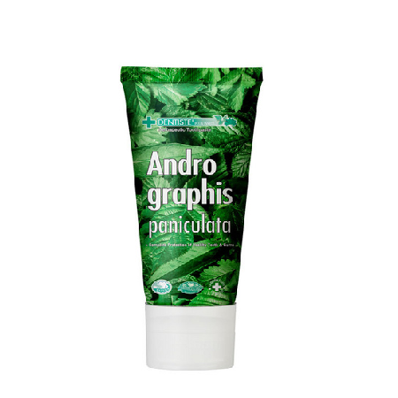 dentiste Dentiste' Andrographis Paniculata Toothpaste 40g ยาสีฟันระดับพรีเมียมที่อุดมด้วยส่วนประกอบหลักที่สำคัญของสารสกัดจากฟ้าทลายโจร แมสติก (Mastic gum) และสารสกัดจากสมุนไพรธรรมชาติ 14 ชนิด