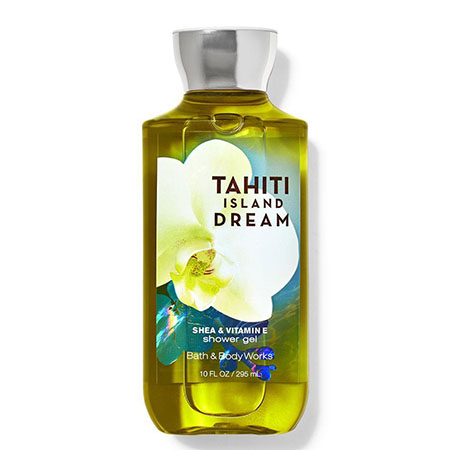 Bath & Body Works Tahiti Island Dream Shower Gel 295ml เจลอาบน้ำ กลิ่นหอมวานิลลาตาฮิเตียน และดอกกีวีในฤดูร้อน