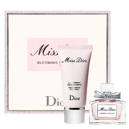 Dior Miss Dior Blooming Bouquet Gift Set (2 items in set) เซ็ทน้ำหอมสุดหรูจากดิออร์ ประกอบไปด้วยน้ำหอม Miss Dior Blooming Bouquet EDT 5 ml. + โลชั่น Miss Dior 20 ml. ของขวัญกลิ่นหอมทั่วเรือนร่าง