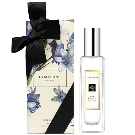 Jo malone Wild Bluebell cologne light floral Limited Edition 30ml กลิ่นหอมที่ผสานความหอมของดอกบลูเบลล์ ห้อมล้อมกลิ่นหวานสะอาดของลูกพีชและไวท์มัสค์ สดชื่นแต่ละมุนนุ่มนวล