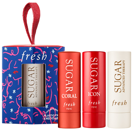 Fresh Color & Care Hydrating Lip Gift Set (Blue) เซ็ตของขวัญชูการ์ลิป ลิปบาล์มบำรุงริมฝีปากสูตรเข้มข้น ริมฝีปากอวบอิ่ม แลดูมีสุขภาพดี