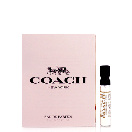 Coach New York Eau De Parfum 2ml ตัวแทนสาวอเมริกัน ของความอ่อนเยาว์, ทันสมัย, ความถูกต้องและความงามของธรรมชาติ