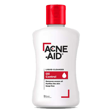 Acne-Aid Liquid Cleanser 100ml คลีนเซอร์ล้างหน้าสำหรับผู้มีปัญหาสิวผิวมันและผิวผสม ไม่ทำให้ผิวแห้งตึง