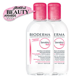 Bioderma ซื้อ 1 ชิ้น ฟรี 1 ชิ้น!! Sensibio H2O 250ml (ขวดสีชมพู) ทำความสะอาดผิวหน้าสูตรน้ำ สำหรับผิวแพ้ง่าย ช่วยล้างเครื่องสำอางได้อย่างหมดจด