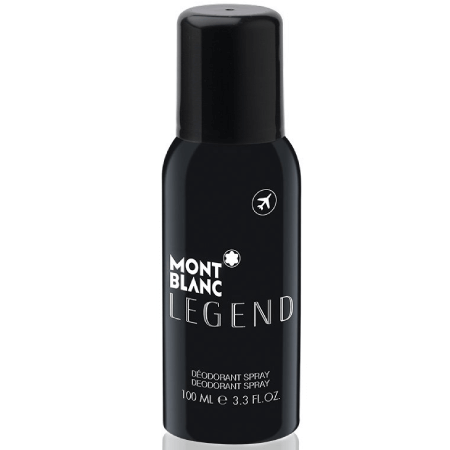 MONT BLANC Legend Deodorant Spray 100 ml มอนท์บลังค์ เลเจนด์ สเปรย์ระงับกลิ่นกายยอดนิยมให้กลิ่นหอมเย้ายวนดูอบอุ่น สำหรับคืนพิเศษ
