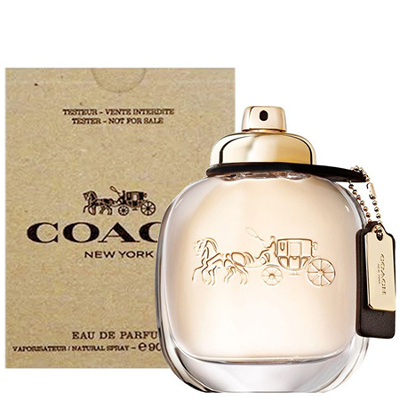 Coach New York Eau De Parfum Tester Box 90ml (ไม่มีฝาปิด) เผยเสน่ห์แบบฉบับสาวนิวยอร์คให้กลิ่นหอมชวนหลงไหล เสมือนคุณเป็นเจ้าหญิง