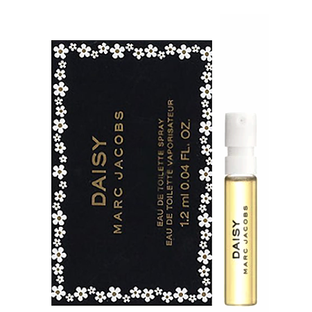 MARC JACOBS Daisy Eau de Toilette 1.2ml น้ำหอมกลิ่นน่ารัก ทั้งกลิ่นผลไม้ที่น่ารักหวานฉ่ำๆ ผสานกับดอกไม้หวานปนสดชื่น ทั้งกุหลาบ มะลิ ไวโอเล็ต